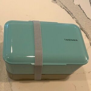 Takenaka Bento Bite Dual Japanese Style Bento Box,Eco-friendly, Sustainable